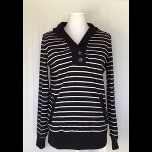 Banana Republic Collared Pullover Sweatshirt